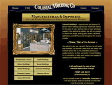 Tablet Screenshot of colonialmolding.com